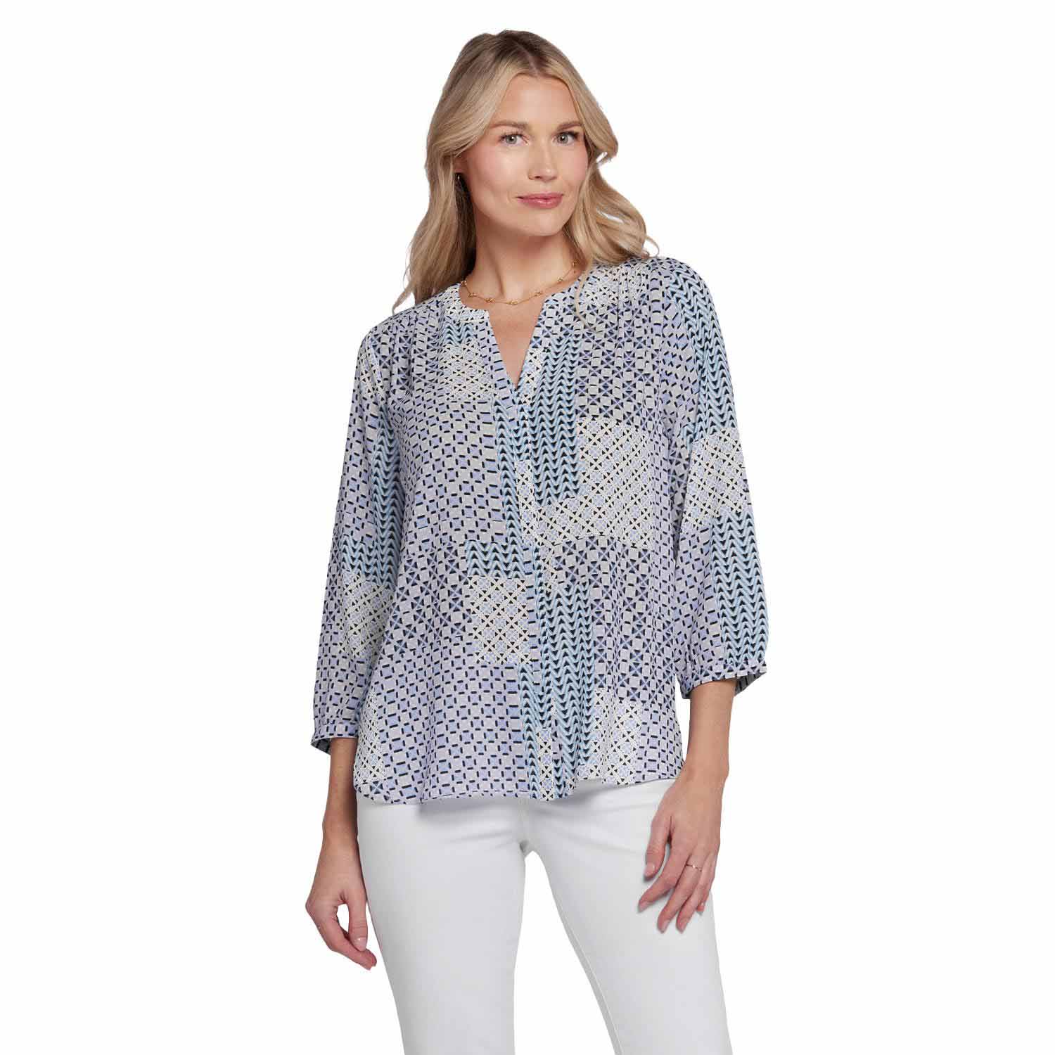 NYDJ Pintuck Blouse